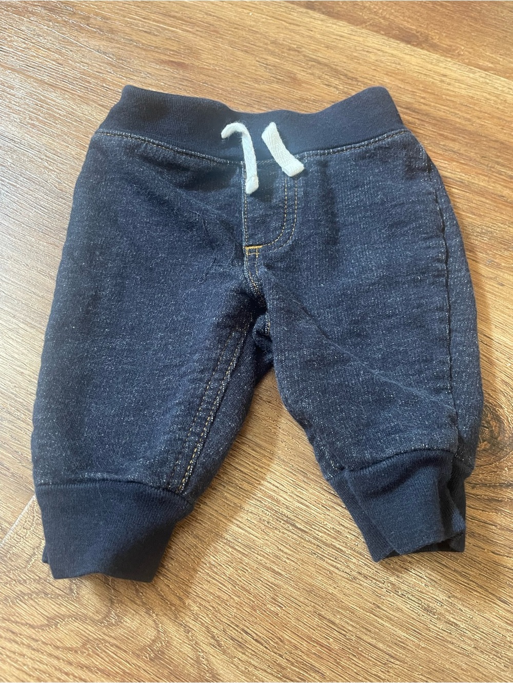 Carter's Dark Navy Jogger Pants with White Drawstring